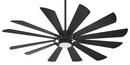 Minka Aire Textured Coal 12 Blades 65 in. Indoor Ceiling Fan with Integrated LED 