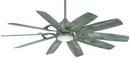 10 Blades 65 in. Ceiling Fan with Integrated LED in Grey