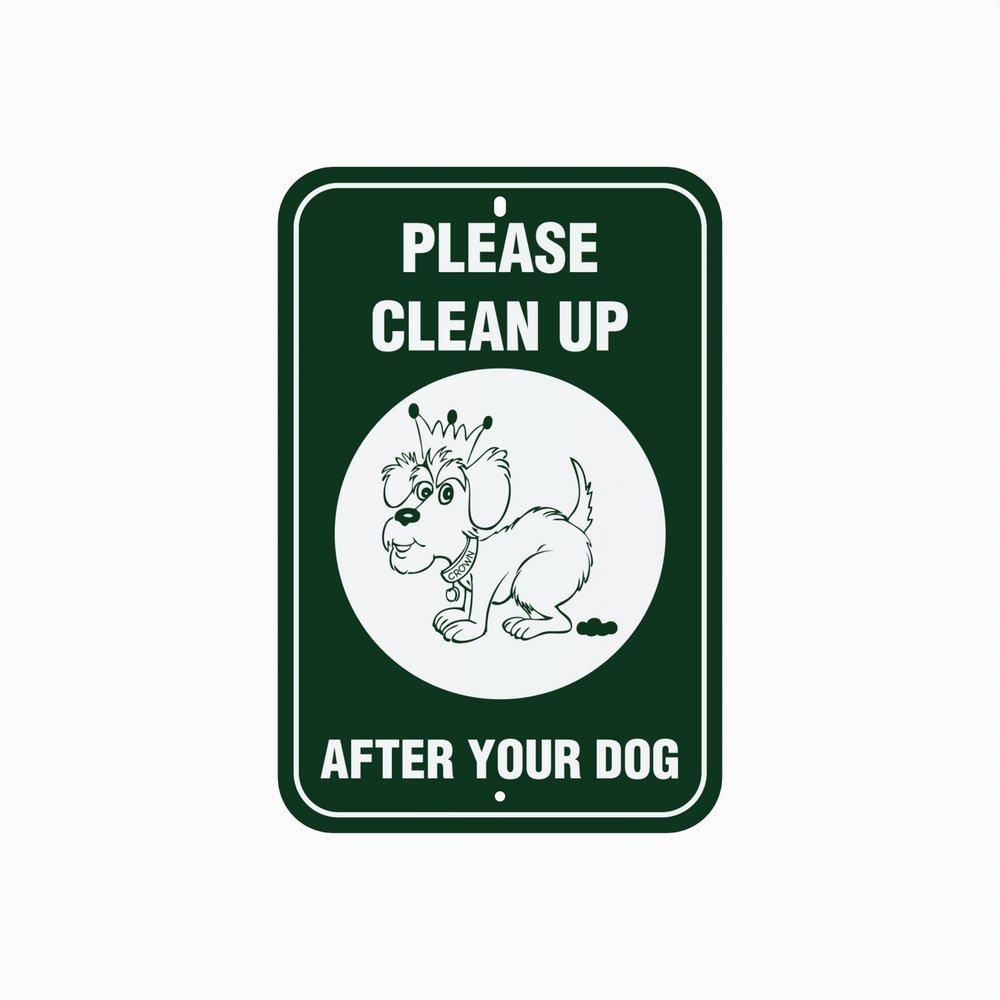 Crown Products Green 96 x 14 in. Powder Coated and Galvanized Steel Pet Waste Station 