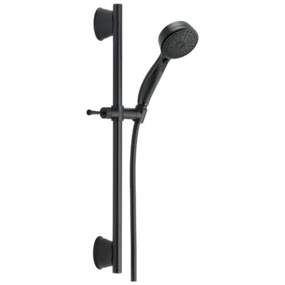 Delta Faucet Matte Black Multi Function Hand Shower 