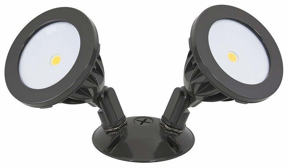 American Lighting Dark Bronze 24 W 2 Light LED Flood Light 