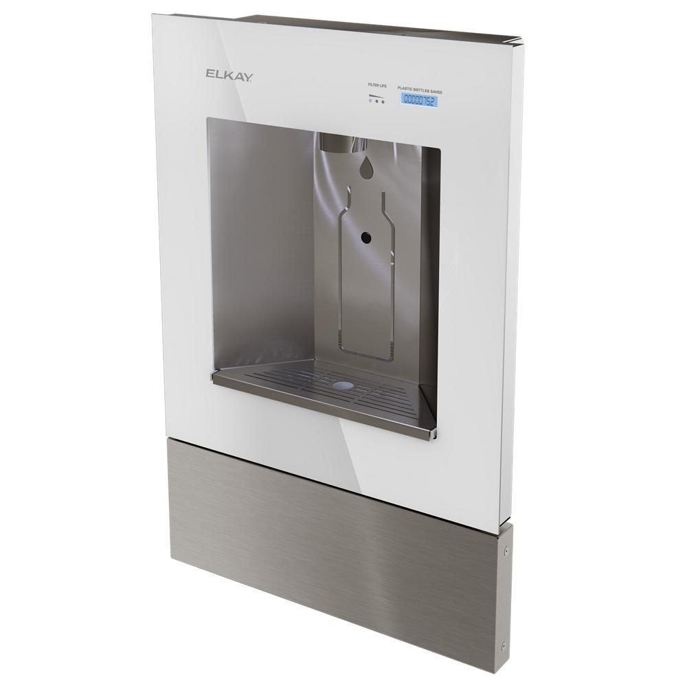 Elkay Aspen White Wall Mount Stainless Steel Indoor Bottle Filling Station 
