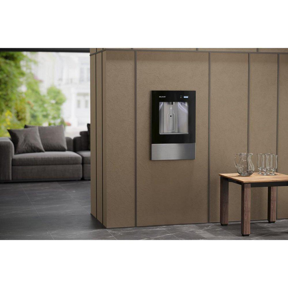 Elkay Midnight Wall Mount Stainless Steel Indoor Bottle Filling Station 