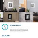 Elkay Midnight Wall Mount Stainless Steel Indoor Bottle Filling Station 