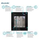 Elkay Midnight Wall Mount Stainless Steel Indoor Bottle Filling Station 