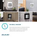 Elkay Midnight Wall Mount Stainless Steel Indoor Bottle Filling Station 