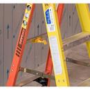 Werner Ladder Orange Fiberglass 375 lb. Step Ladder 