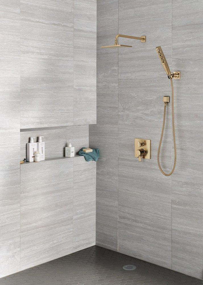 Delta Faucet Brilliance&reg; Champagne Bronze Two Handle Bathtub & Shower Faucet Trim Only 