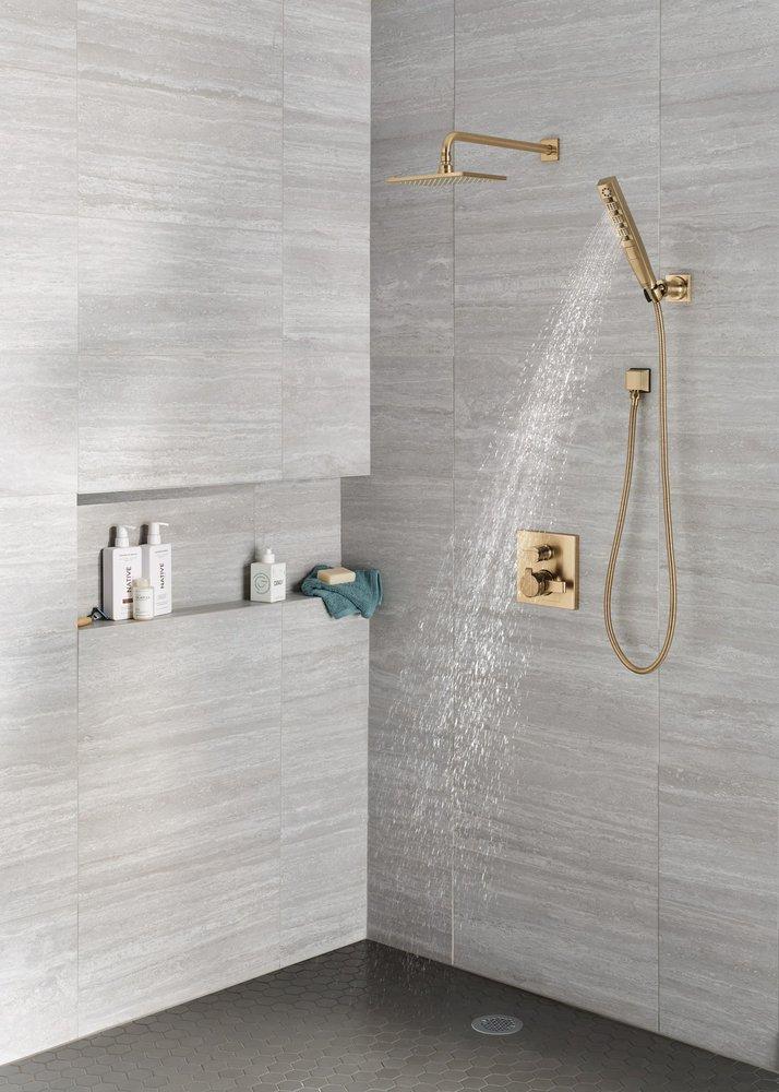 Delta Faucet Brilliance&reg; Champagne Bronze Two Handle Bathtub & Shower Faucet Trim Only 