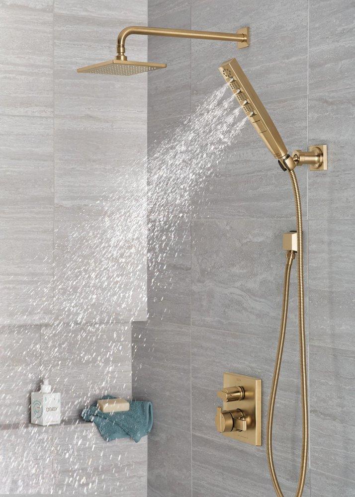 Delta Faucet Brilliance&reg; Champagne Bronze Two Handle Bathtub & Shower Faucet Trim Only 