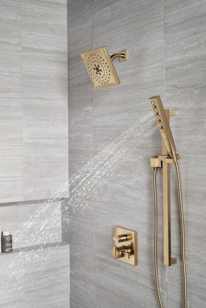 Delta Faucet Brilliance&reg; Champagne Bronze Two Handle Bathtub & Shower Faucet Trim Only 