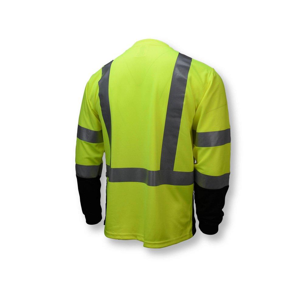 Radians Hi-Vis Green/Black Polyester T-Shirt in Hi-Viz Green and Black 