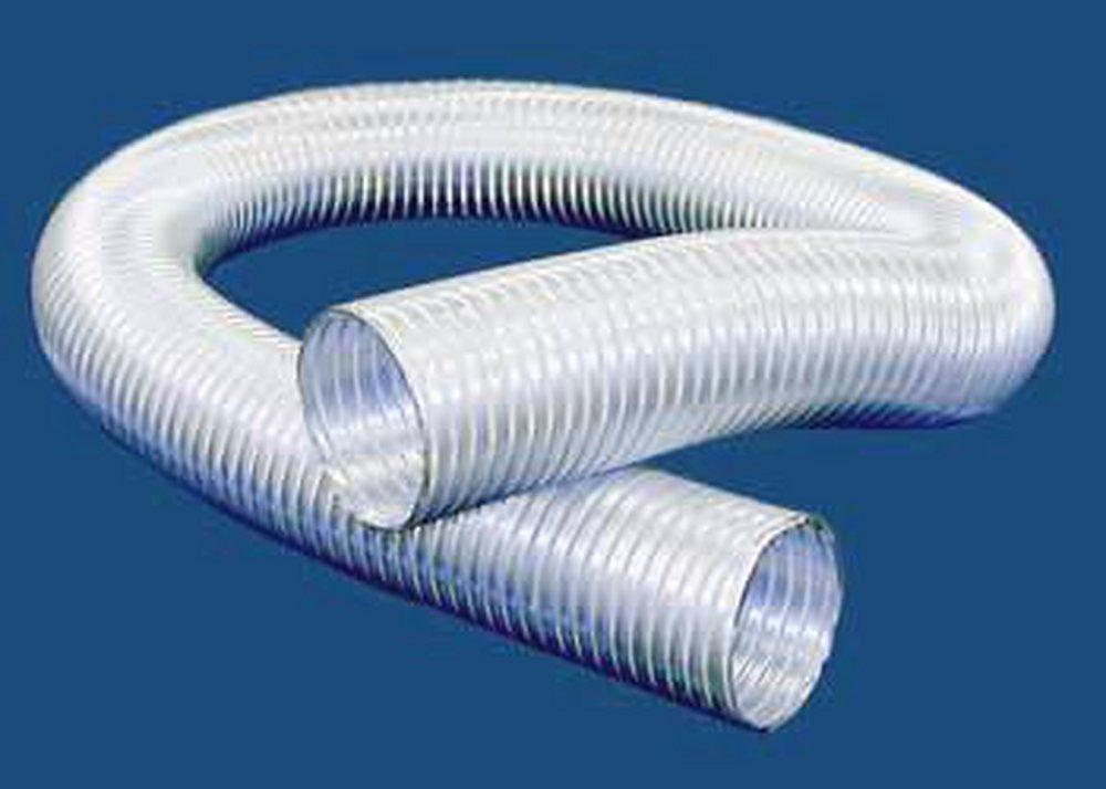 M & M Manufacturing Silver 10 ft. Silver Uninsulated Flexible Air Duct 