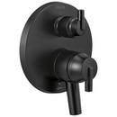 Delta Faucet Matte Black Three Handle Multi Function Bathtub & Shower Faucet Trim Only 