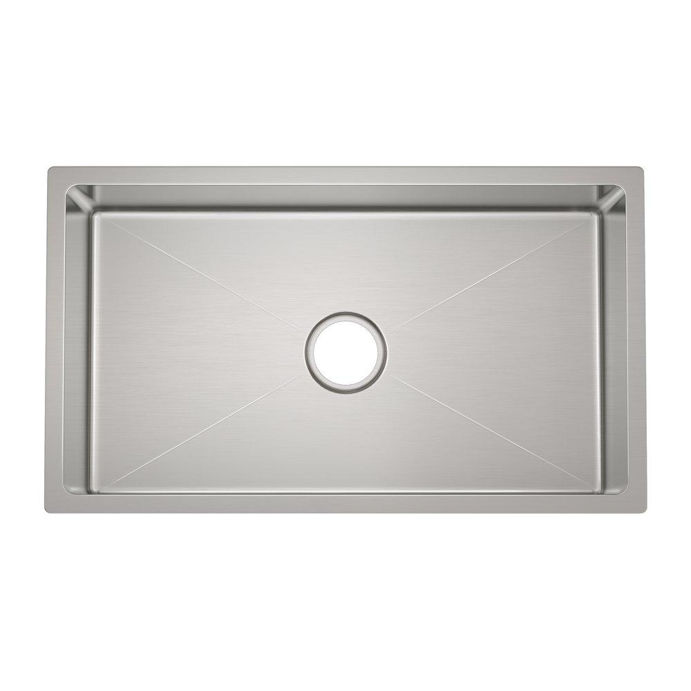 PROFLO® 32 in. Undermount Stainless Steel Single Bowl Kitchen Sink