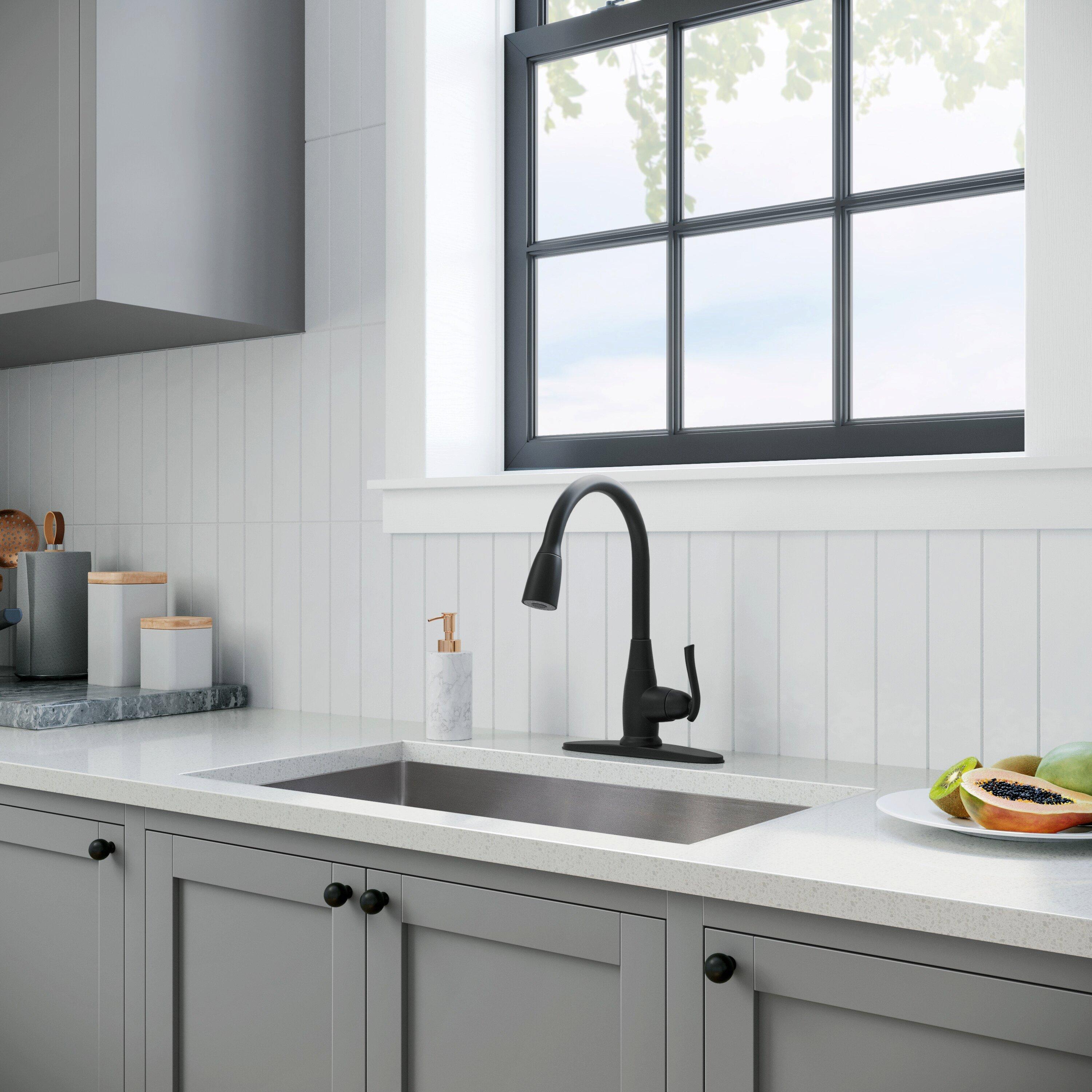PROFLO&reg; Stainless Steel 31 x 18 in. Single Bowl Undermount Kitchen Sink 