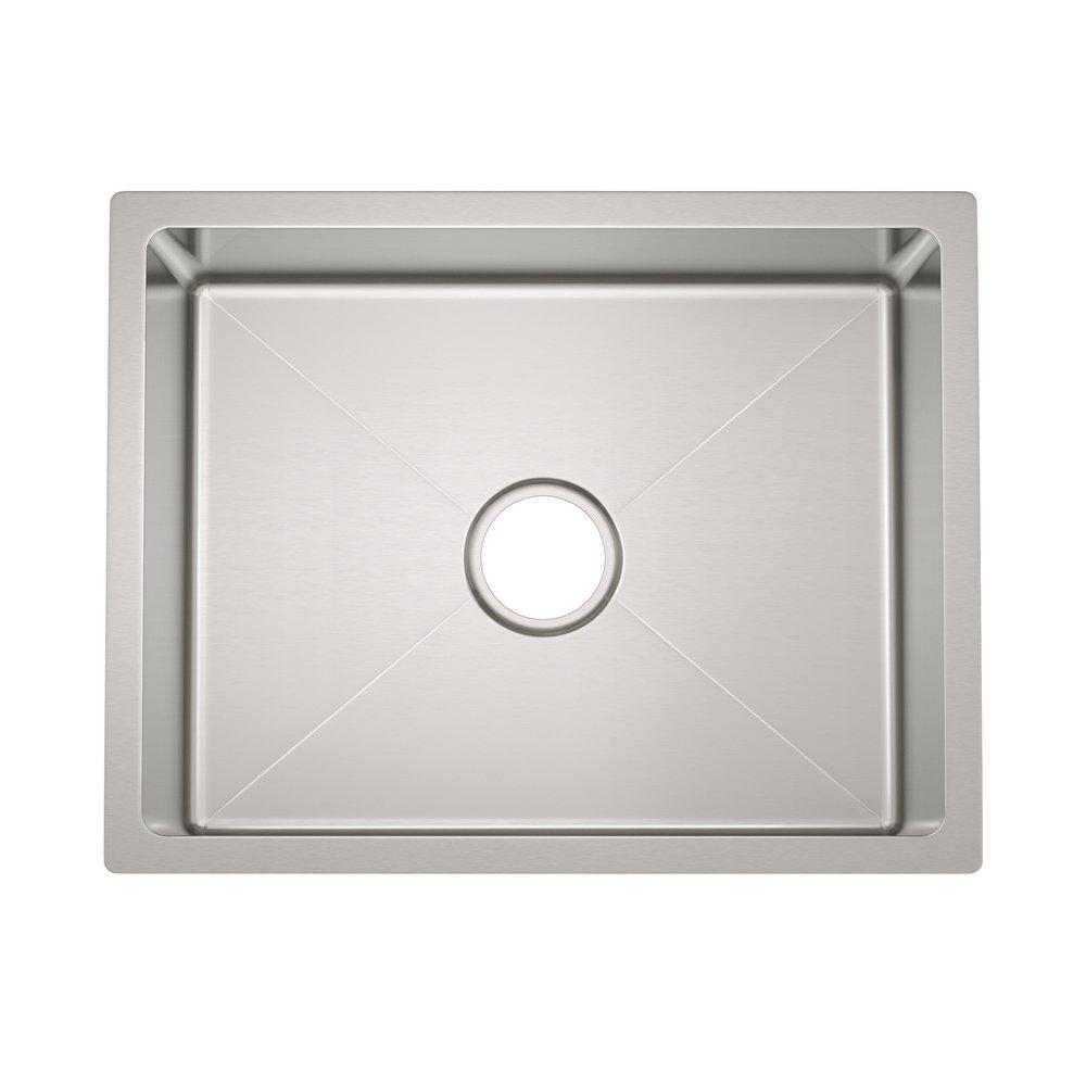 PROFLO® Stainless Steel 23-1/8 x 18 in. Stainless Steel Single Bowl Undermount Kitchen Sink 