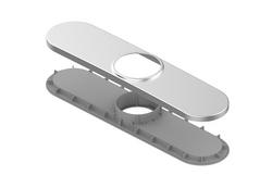 Stainless Steel Deck Plate for LG529-NECB;LG529-NECBG;LG529-NECC;LG529-NECS Culinary Faucet in Stainless Steel