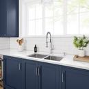 PROFLO&reg; Chrome Single Handle Pull Down Kitchen Faucet with Two-Function Spray 