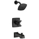 Delta Faucet Matte Black Two Handle Single Function Bathtub & Shower Faucet (Trim Only) 