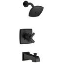 Delta Faucet Matte Black Single Handle Multi Function Bathtub & Shower Faucet Trim Only 