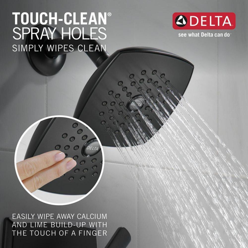 Delta Faucet Matte Black Two Handle Single Function Bathtub & Shower Faucet (Trim Only) 