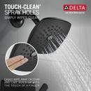 Delta Faucet Matte Black Two Handle Single Function Bathtub & Shower Faucet (Trim Only) 