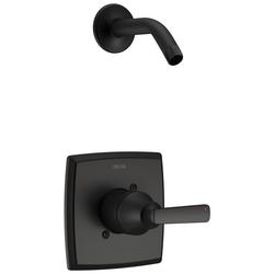 Single Handle Shower Faucet in Matte Black (Trim Only) (Showerhead Sold Separately)