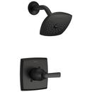 One Handle Single Function Shower Faucet in Matte Black (Trim Only)