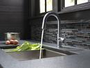 Single Handle Pull Down Bar Faucet in Arctic Stainless 
