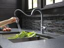 Single Handle Pull Down Bar Faucet in Arctic Stainless 