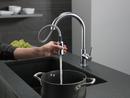 Delta Faucet Arctic Stainless Single Handle Pull Down Kitchen Faucet 