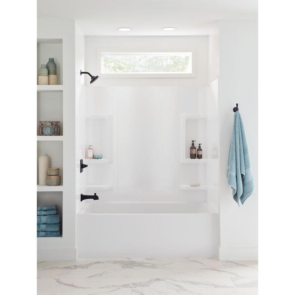 Delta Faucet Matte Black Single Handle Single Function Bathtub & Shower Faucet (Trim Only) 