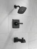 Delta Faucet Matte Black Single Handle Single Function Bathtub & Shower Faucet (Trim Only) 
