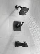 Delta Faucet Matte Black Single Handle Single Function Bathtub & Shower Faucet (Trim Only) 