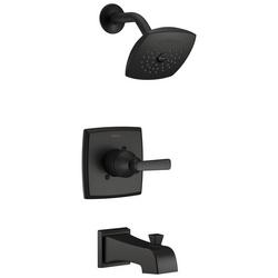 One Handle Single Function Bathtub & Shower Faucet in Matte Black (Trim Only)