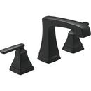 Delta Faucet Matte Black Two Handle Widespread Bathroom Sink Faucet 
