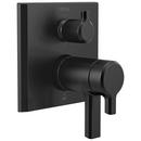 Delta Faucet Matte Black Two Handle Multi Function Bathtub & Shower Faucet (Trim Only) 