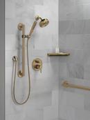 Delta Faucet Brilliance Champagne Bronze Two Handle Pressure Balancing Valve Trim with Integrated Diverter 
