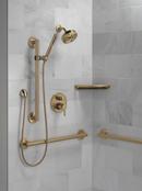 Delta Faucet Brilliance Champagne Bronze Two Handle Pressure Balancing Valve Trim with Integrated Diverter 