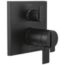 Delta Faucet Matte Black Two Handle Multi Function Bathtub & Shower Faucet (Trim Only) 