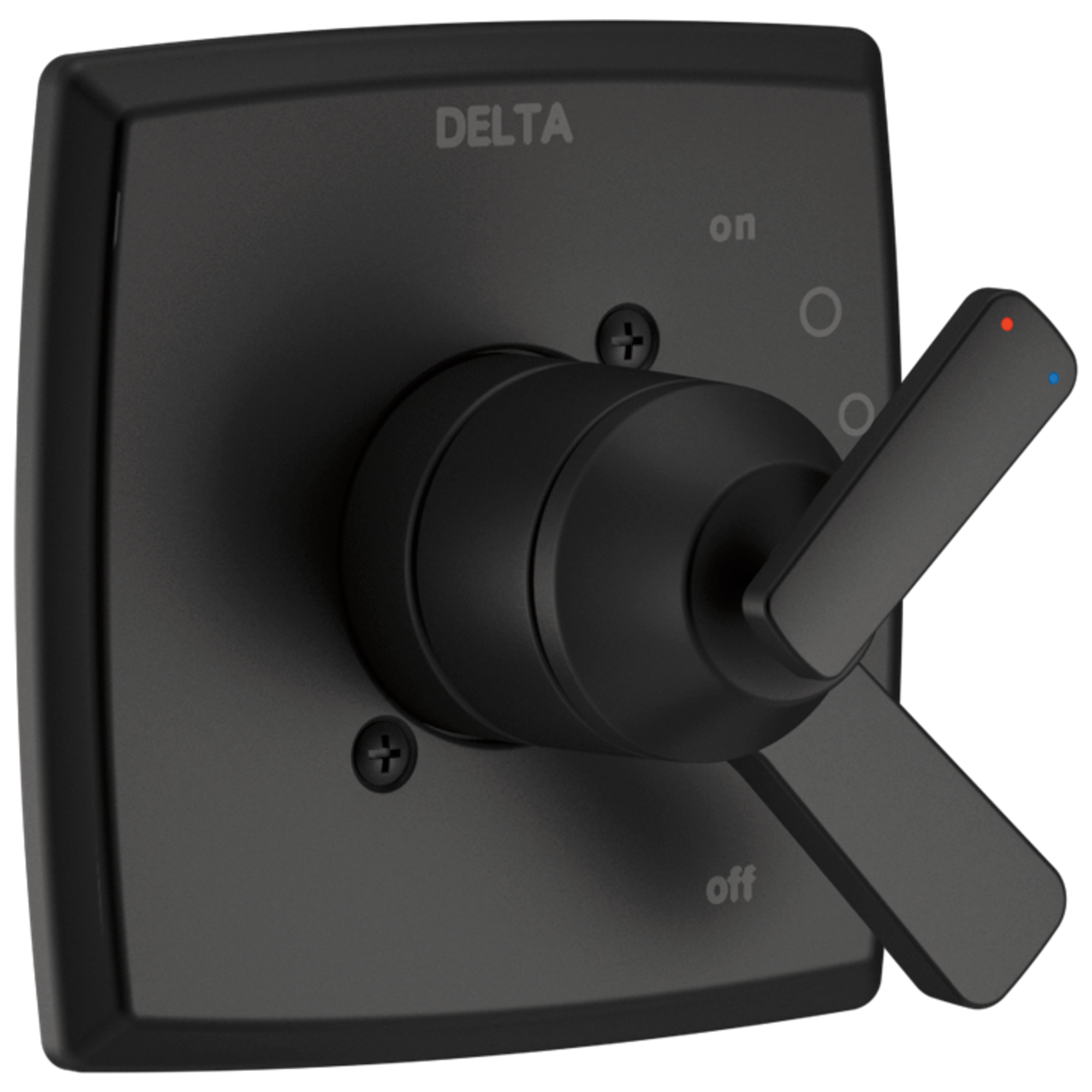 Delta Faucet Matte Black Two Handle Dual Function Bathtub & Shower Faucet (Trim Only) 