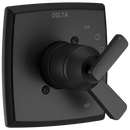 Delta Faucet Matte Black Two Handle Dual Function Bathtub & Shower Faucet (Trim Only) 