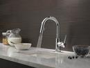 Single Handle Pull Down Bar Faucet in Chrome 