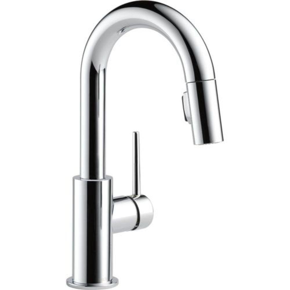 Single Handle Lever Bar Faucet in Chrome 