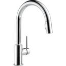 Single Handle Pull Down Kitchen Faucet in Chrome