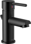 Delta Faucet Matte Black Single Handle Monoblock Bathroom Sink Faucet 
