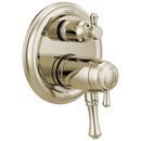 Two Handle Thermostatic Valve Trim in Polished Nickel