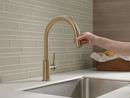 Delta Faucet Champagne Bronze Single Handle Pull Down Kitchen Faucet 