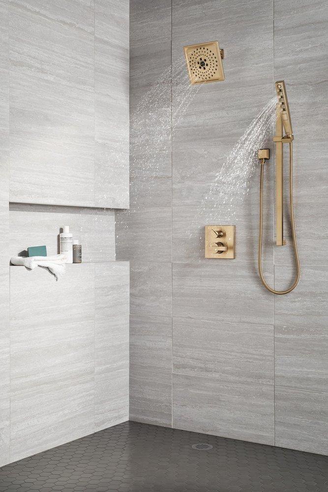 Delta Faucet Brilliance Champagne Bronze Two Handle Pressure Balancing Valve Trim 